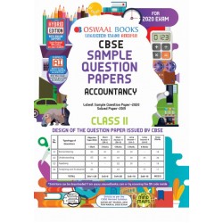 Oswaal CBSE Sample Question Papers Class 11 Accountancy |
